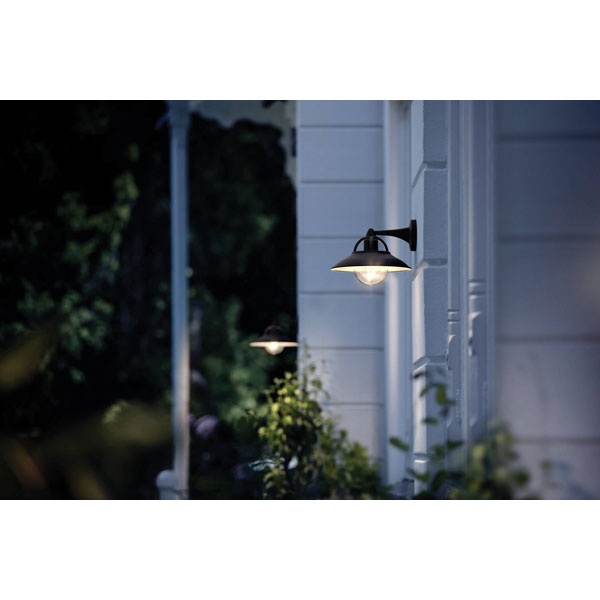 Philips Comorant 1 Light Outdoor Wall Light black,gray