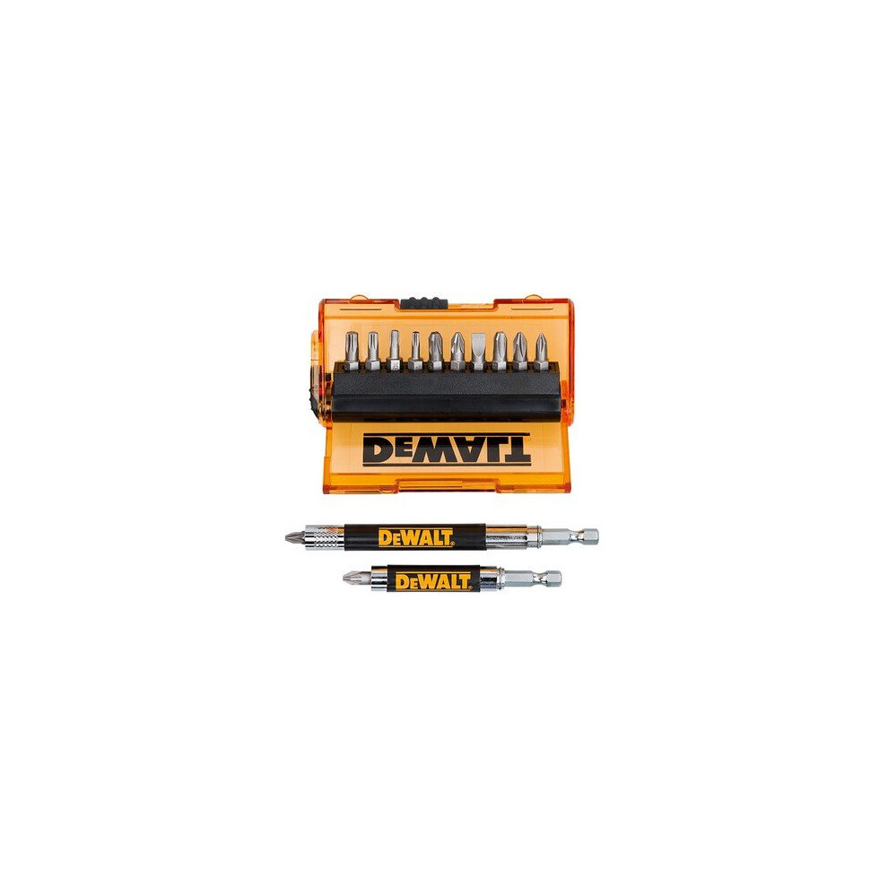 DeWALT Set di punte per cacciaviti e trapani a 25mm, 14 pezzi, DT71502-QZ