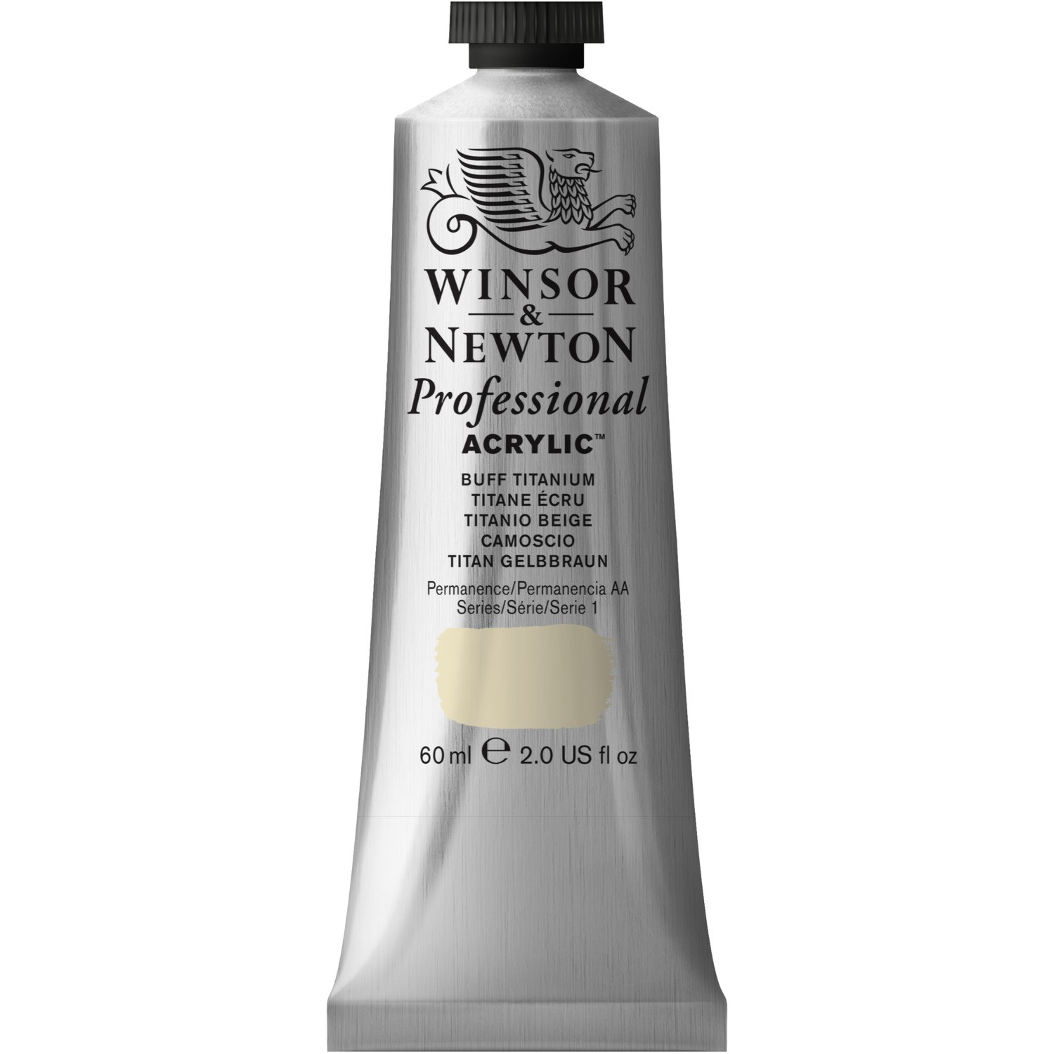 Winsor And Newton Professional Artists Acrylic 60ml - BUFF TITANIUM