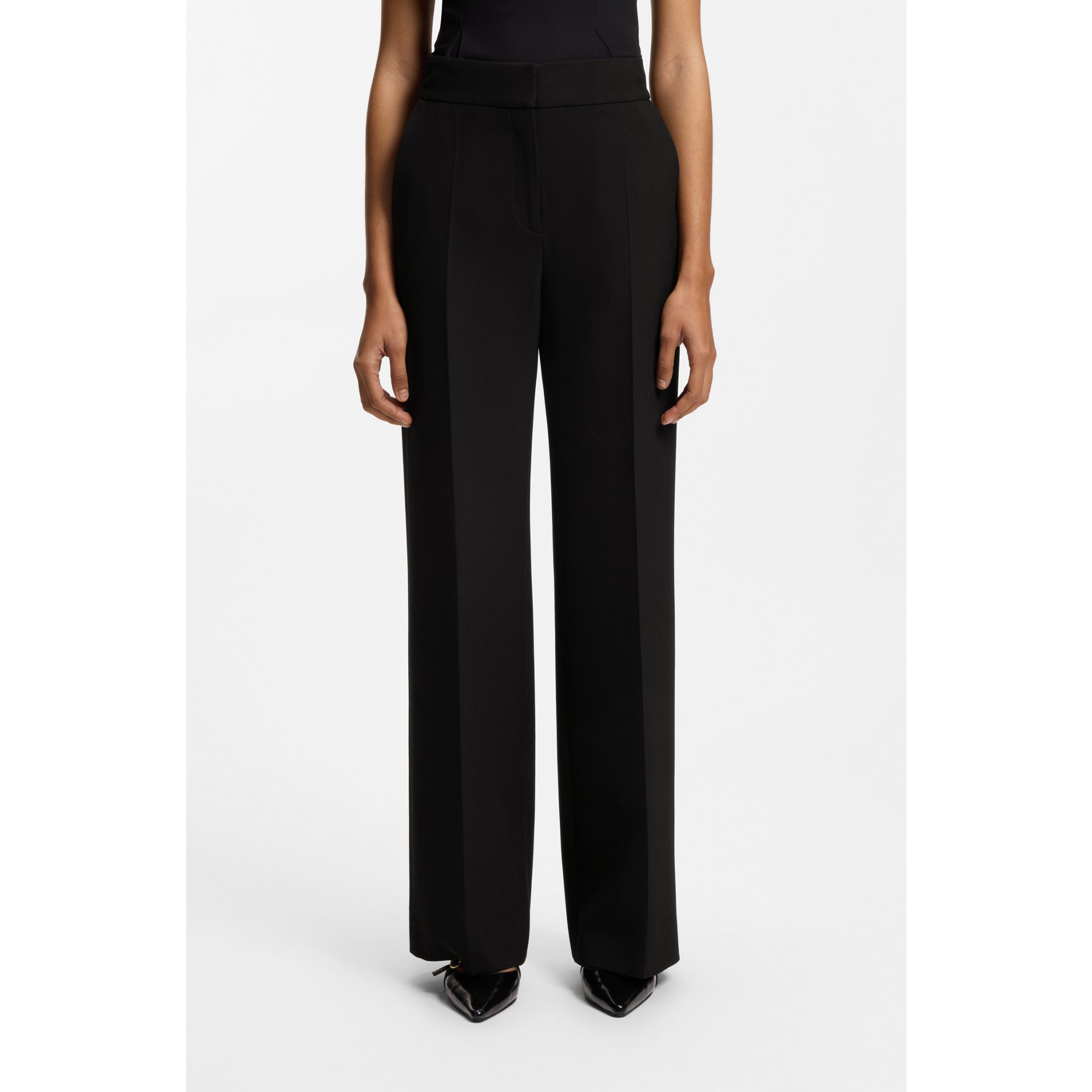 HUGO Regular-fit trousers in stretch fabric - Style Hasemoni, 50559015