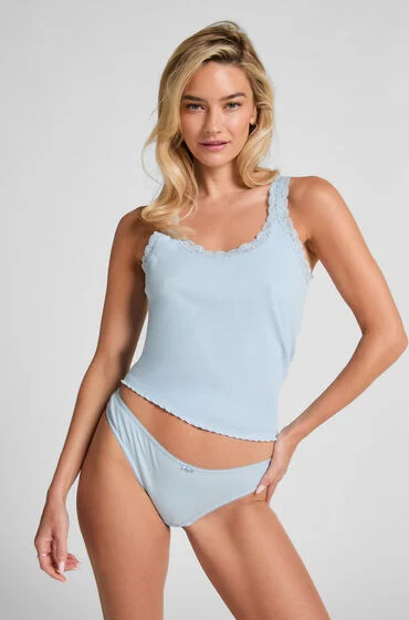 Hunkemoller Hunkemöller Renee Rib Thong Blue
