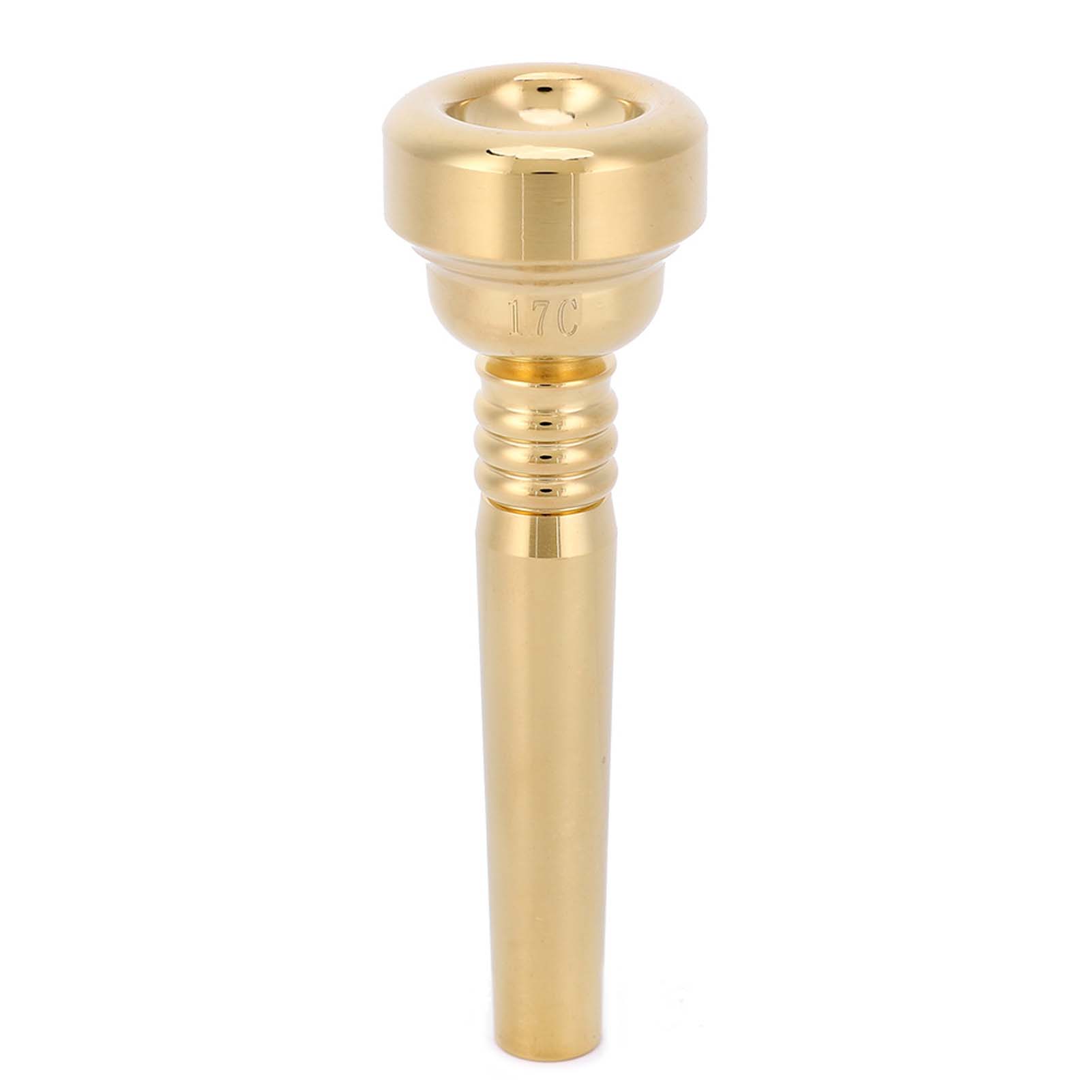 GoolRC Trumpet Mouthpiece Gold Fashionable Look Beginner Musical Instrument Accessories 17C