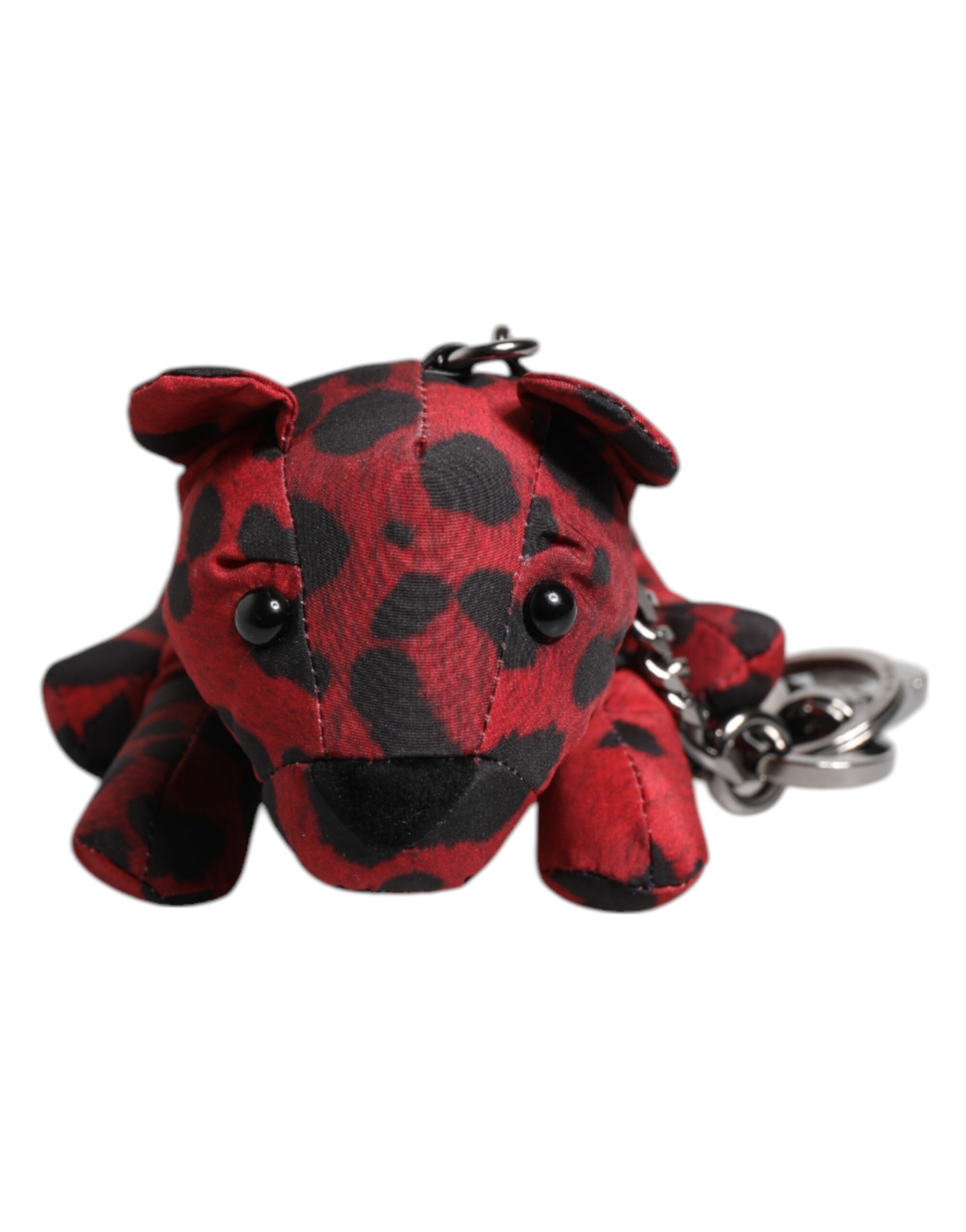 DOLCE & GABBANA | Men Leopard Key Holder Red/black