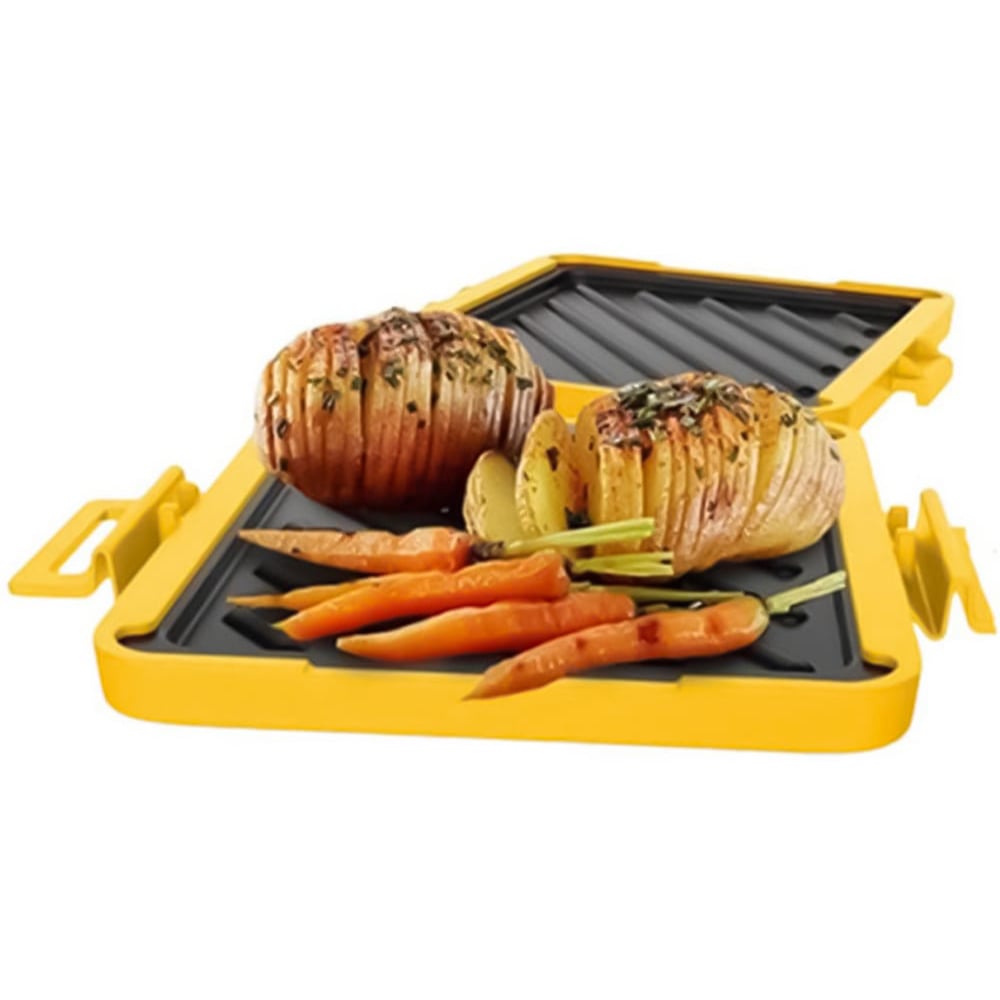 Non-Stick Yellow Sandwich and Grill Microwave Toastie