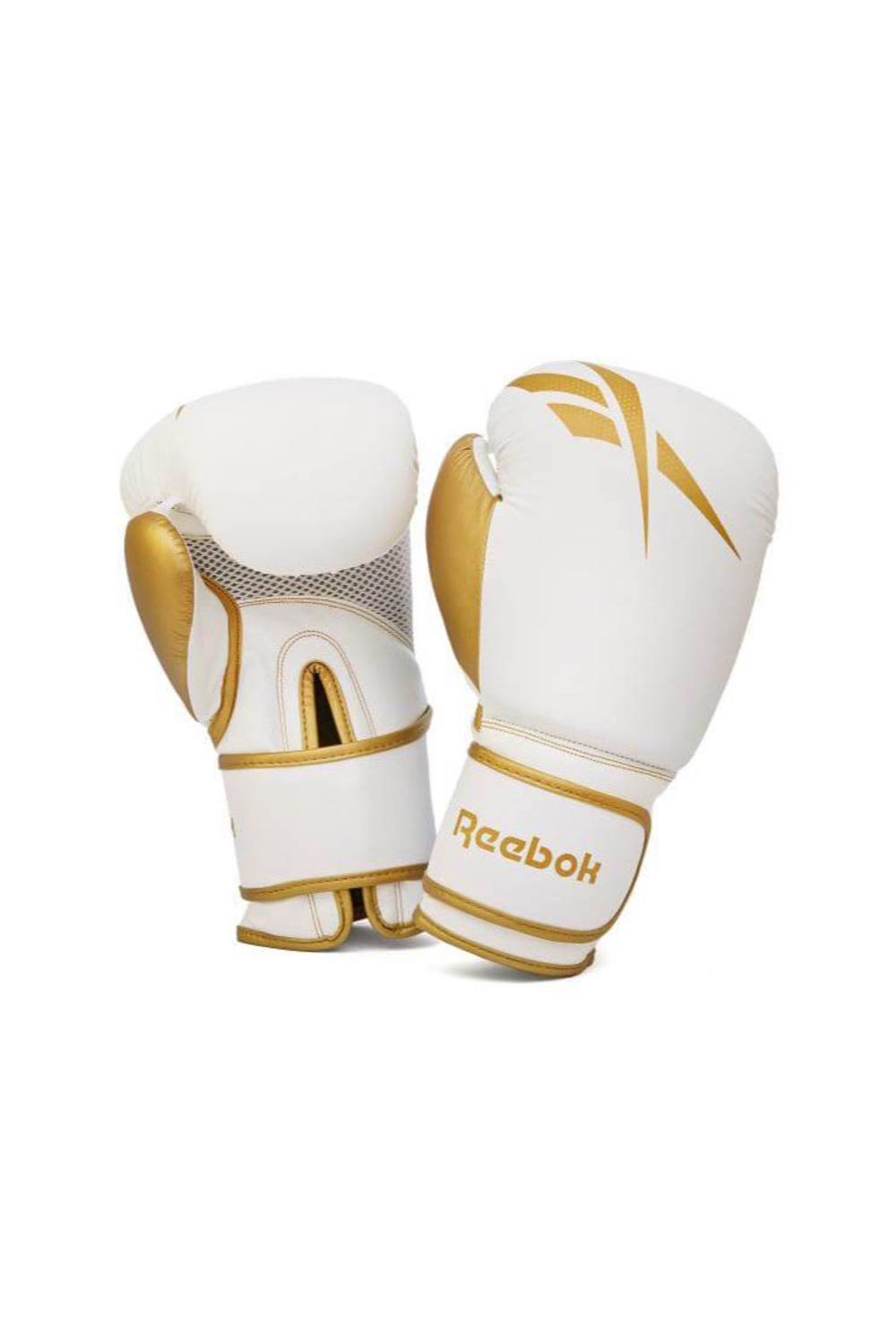 Reebok Boxing Gloves - White and Gold|Size: 10oz|white
