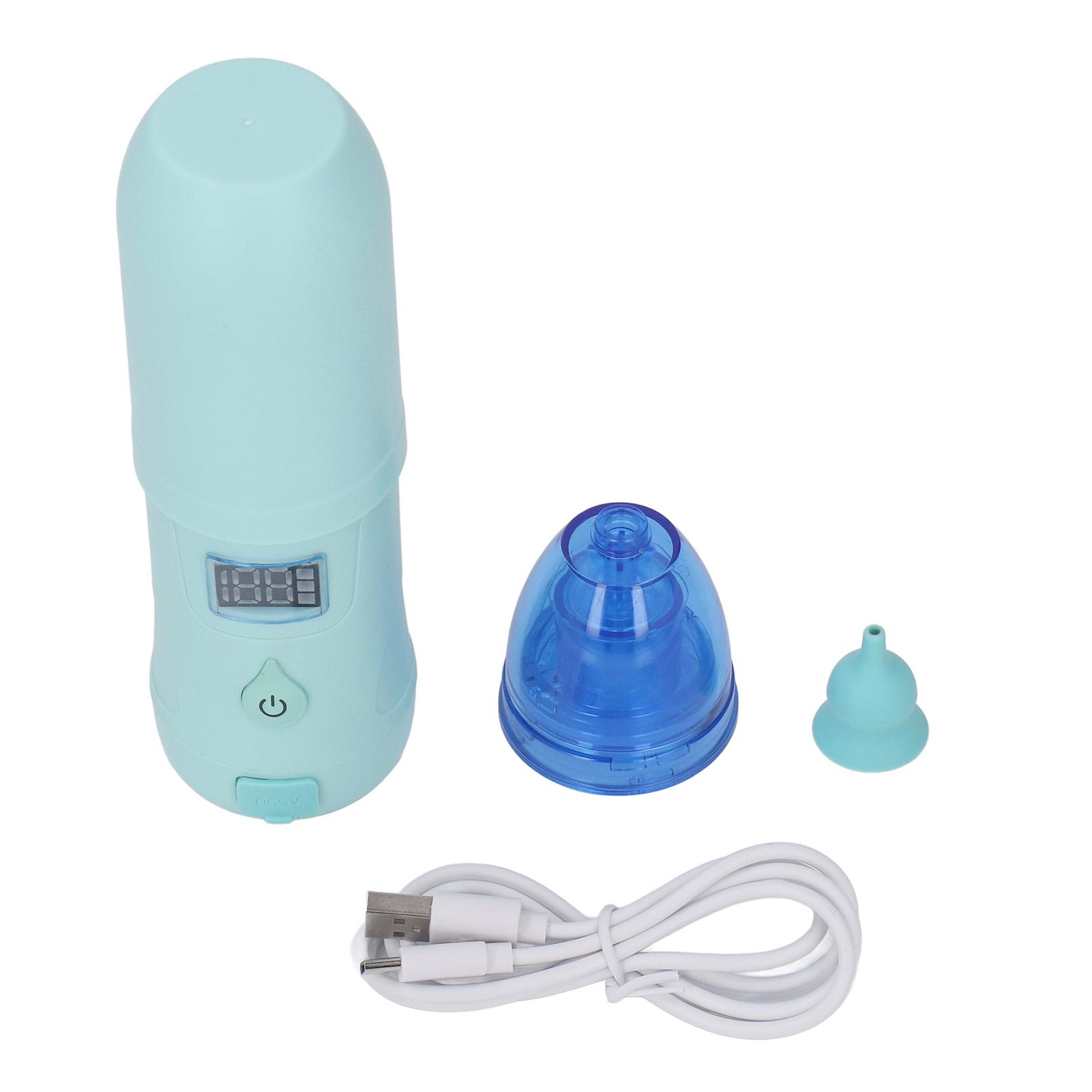2 In 1 Electric Nasal Aspirator Self Cleaning Nose Sucker for Home Earwax Nasal Mucus