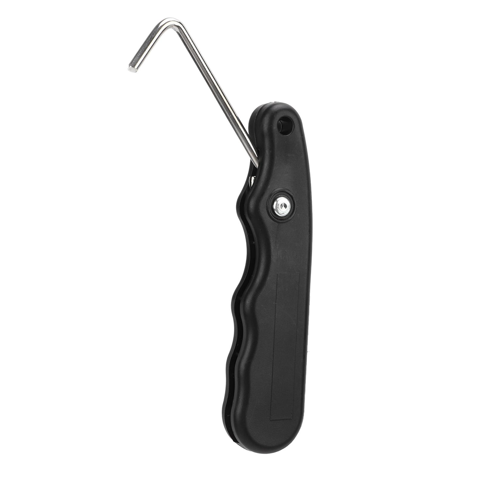 Wosawe Outdoor Sports Skate Lace Tightener Handle Hold Stainless Steel Plastic Ice Skate Lace Tightener Tool Skating Tool
