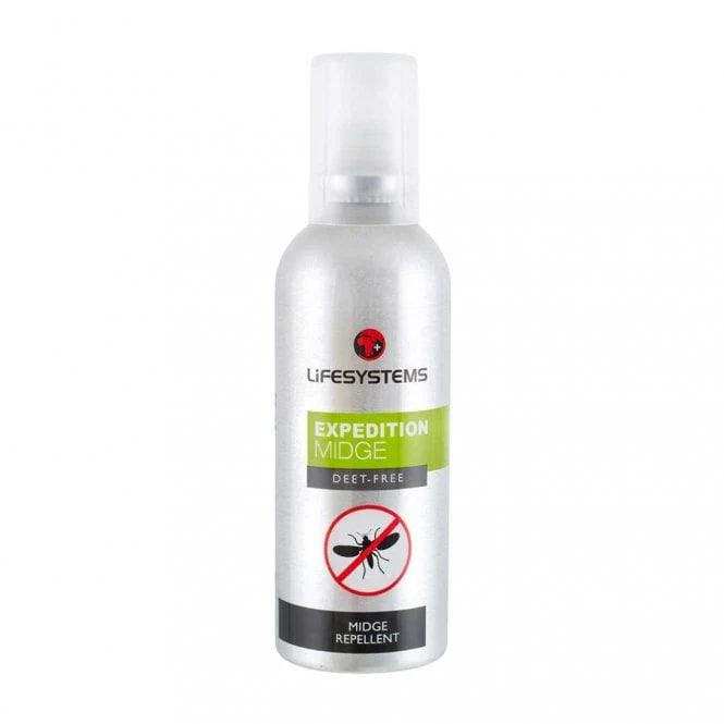 Lifesystems Expedition Midge Repellent DEET Free Spray 100ml