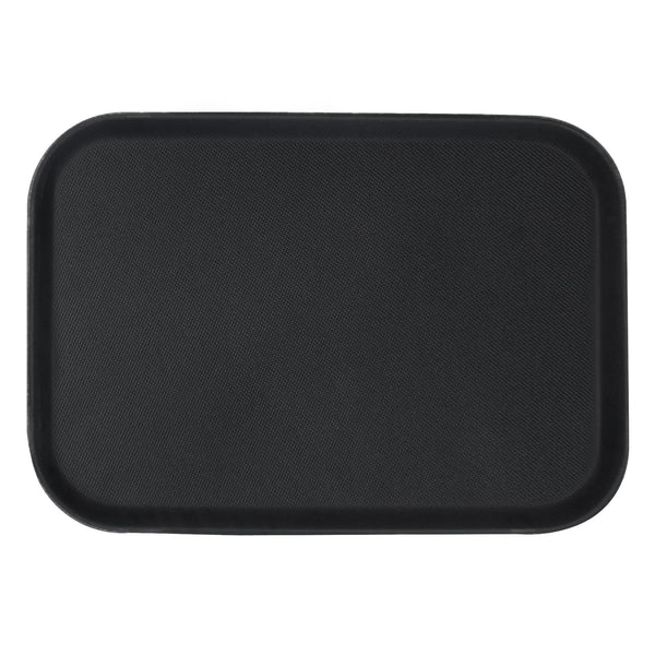 Rectangle Non-Slip Serving Tray - 66cm x 45.5cm - Black - Black
