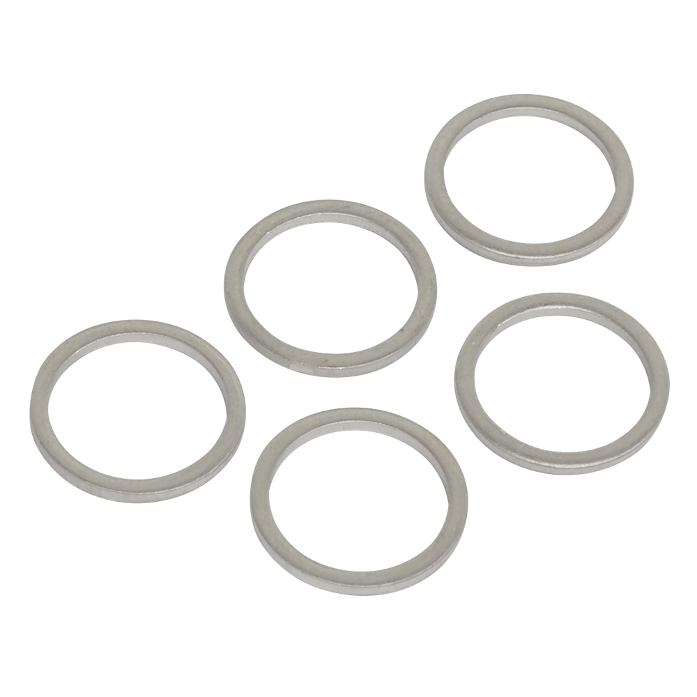 Sealey VS15SPW Sump Plug Washer M15 - Pack of 5