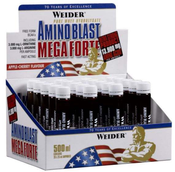 Weider Nutrition Weider Amino Blast Mega Forte, 20 Amp.