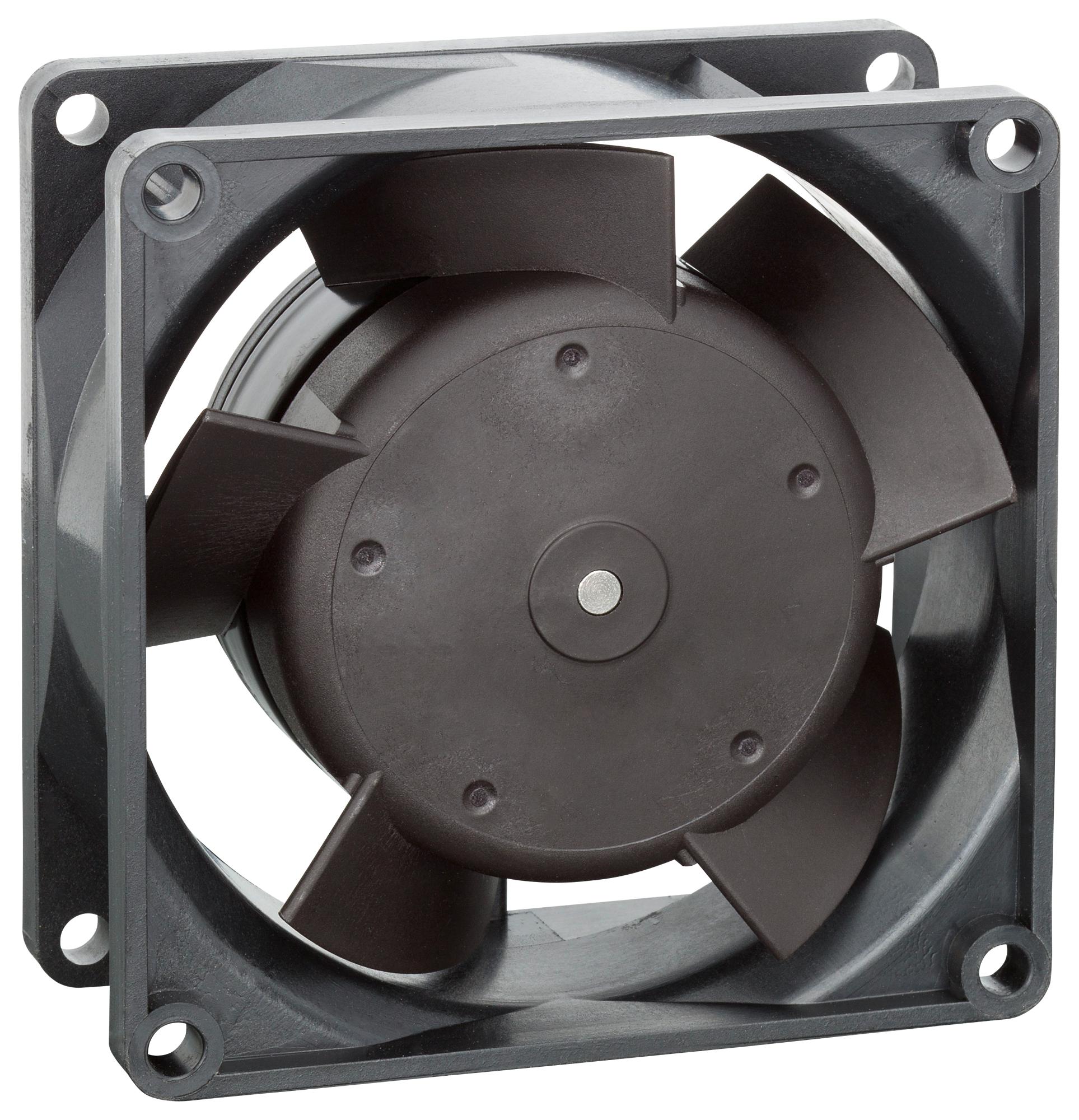 EBM-PAPST 8300 Series Axial Fan, 24 V dc, DC Operation, 67m³/h, 4.3W