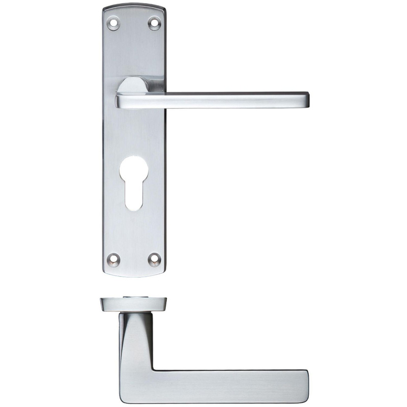 ZOO HARDWARE Leon Lock Door Handle gray