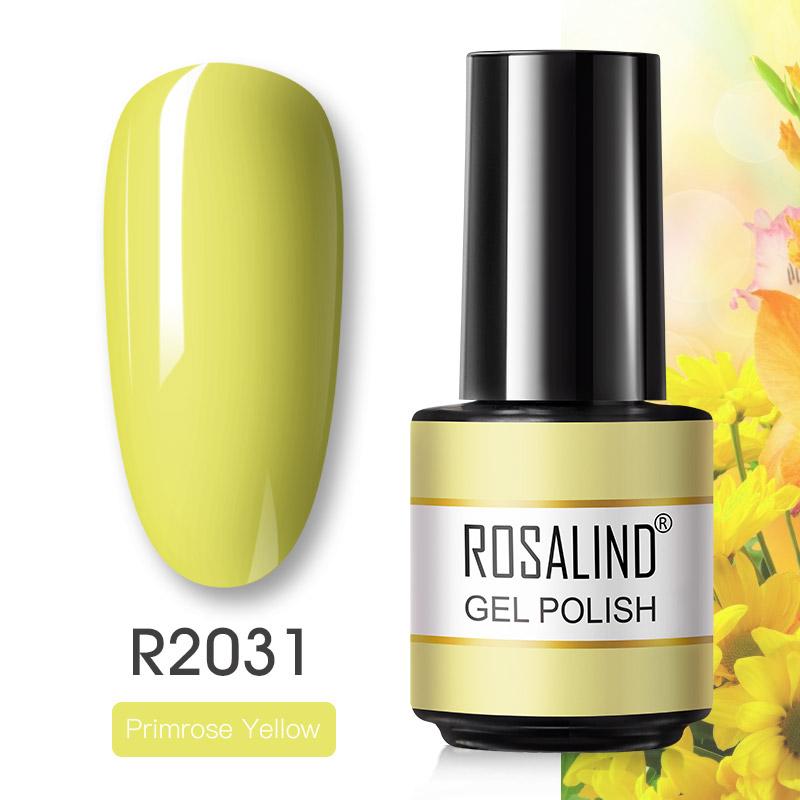 ROSALIND 7ml Nail Gel Polish Soak Off Uv Gel Nails Art Semi Permanent Hybrid Varnishes Nail Polish