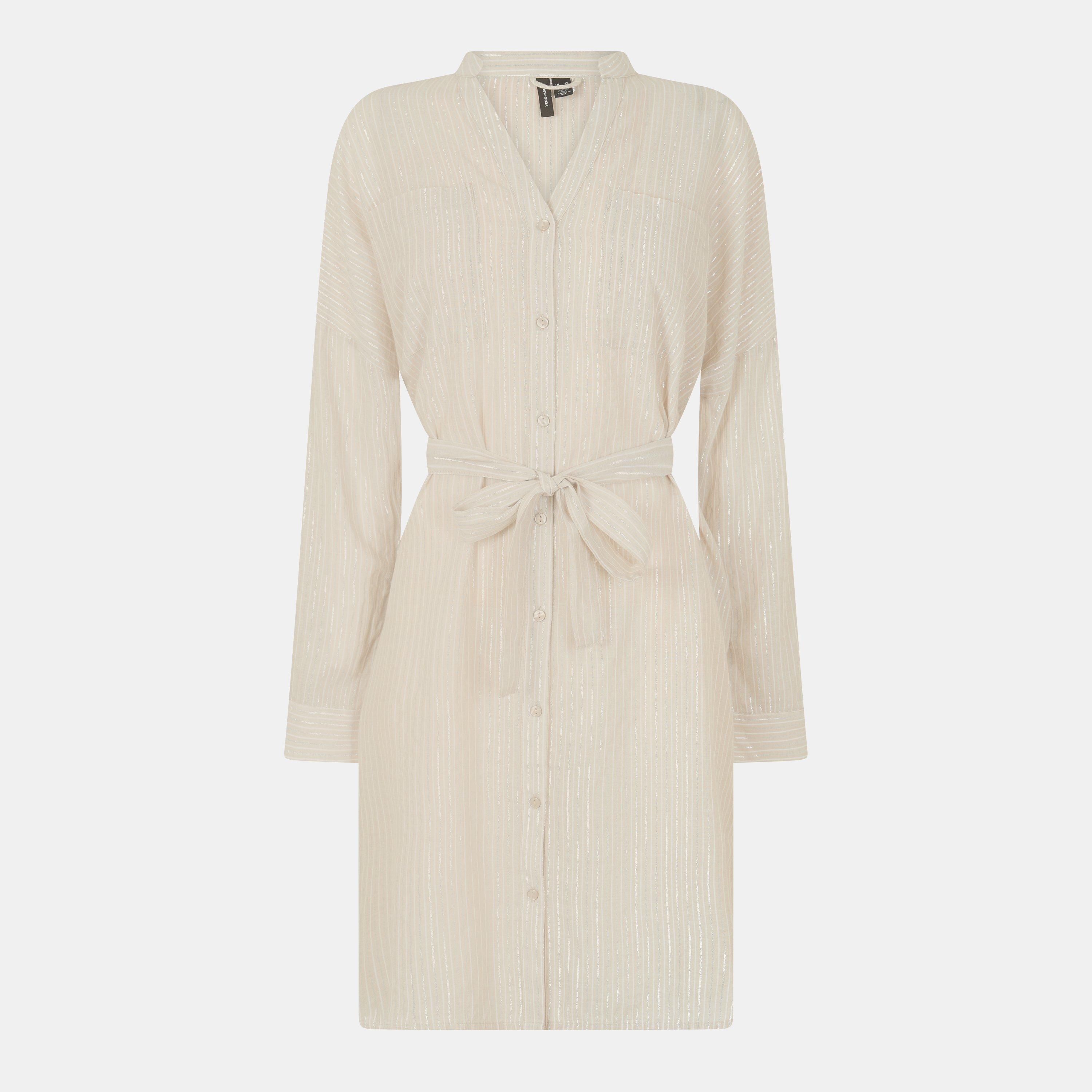 Vero Moda Ines Shirt Drss - Silver