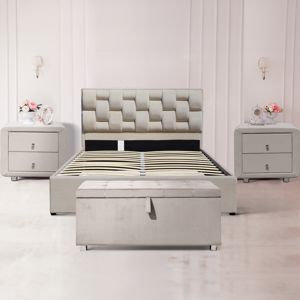 Brooklyn Cream 4 Piece Bedroom Furniture Set