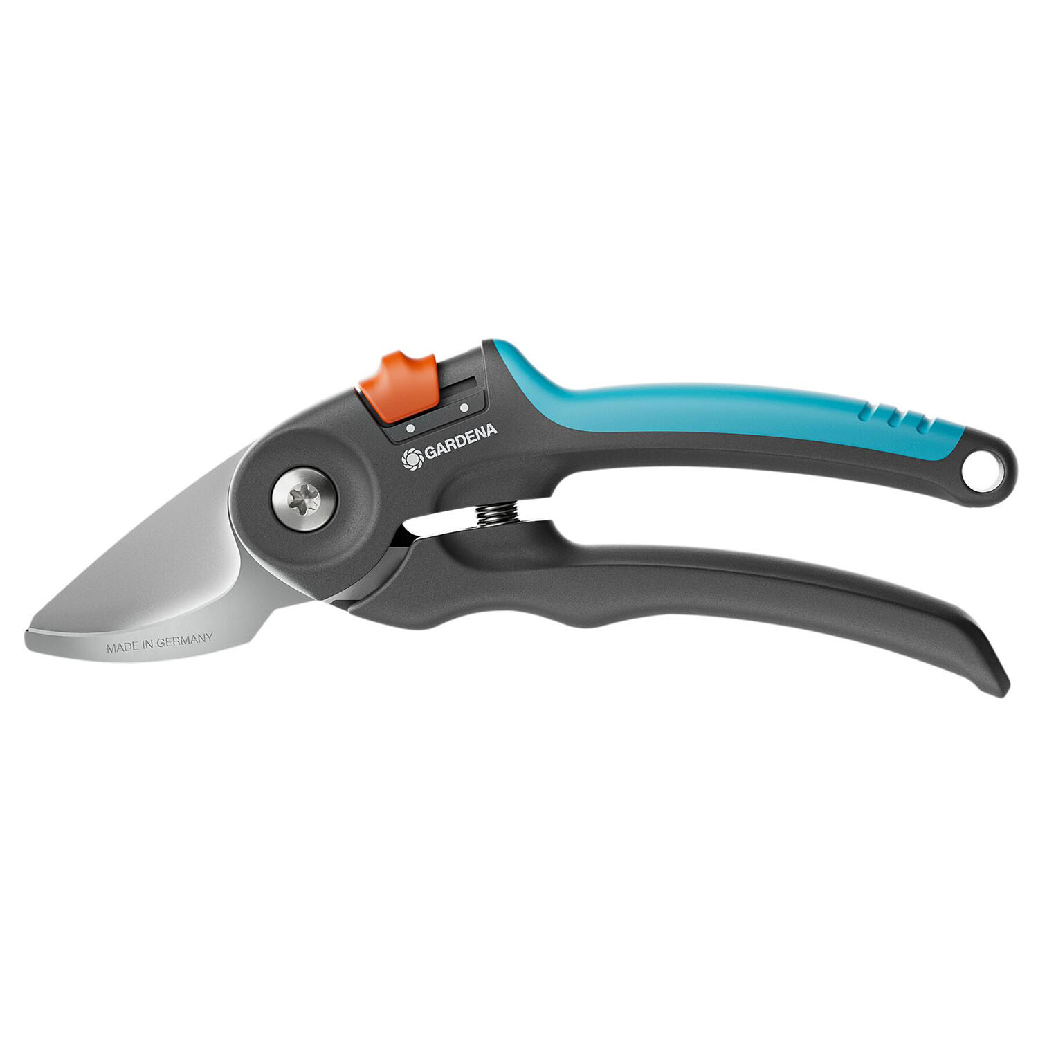 Gardena Premium Cut Bypass Secateurs - Black and Blue