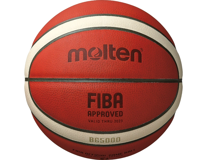 Molten Natural Leather Size 6 General College High School Junior High School Internationally Approved Certification BG5000 Brown B6G5000 Basketball, orange