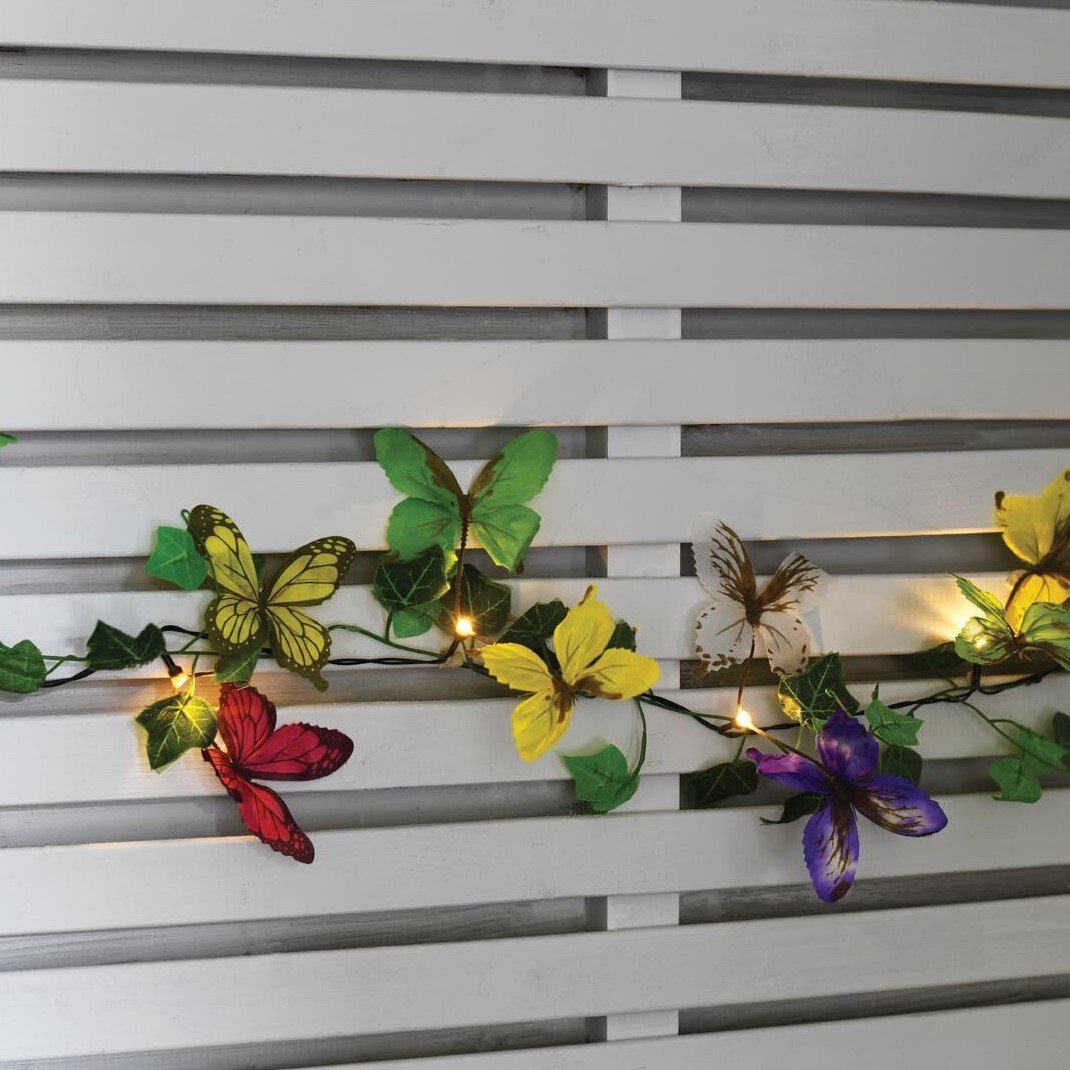 Illuminated Garden Butterfly Outdoor String Light