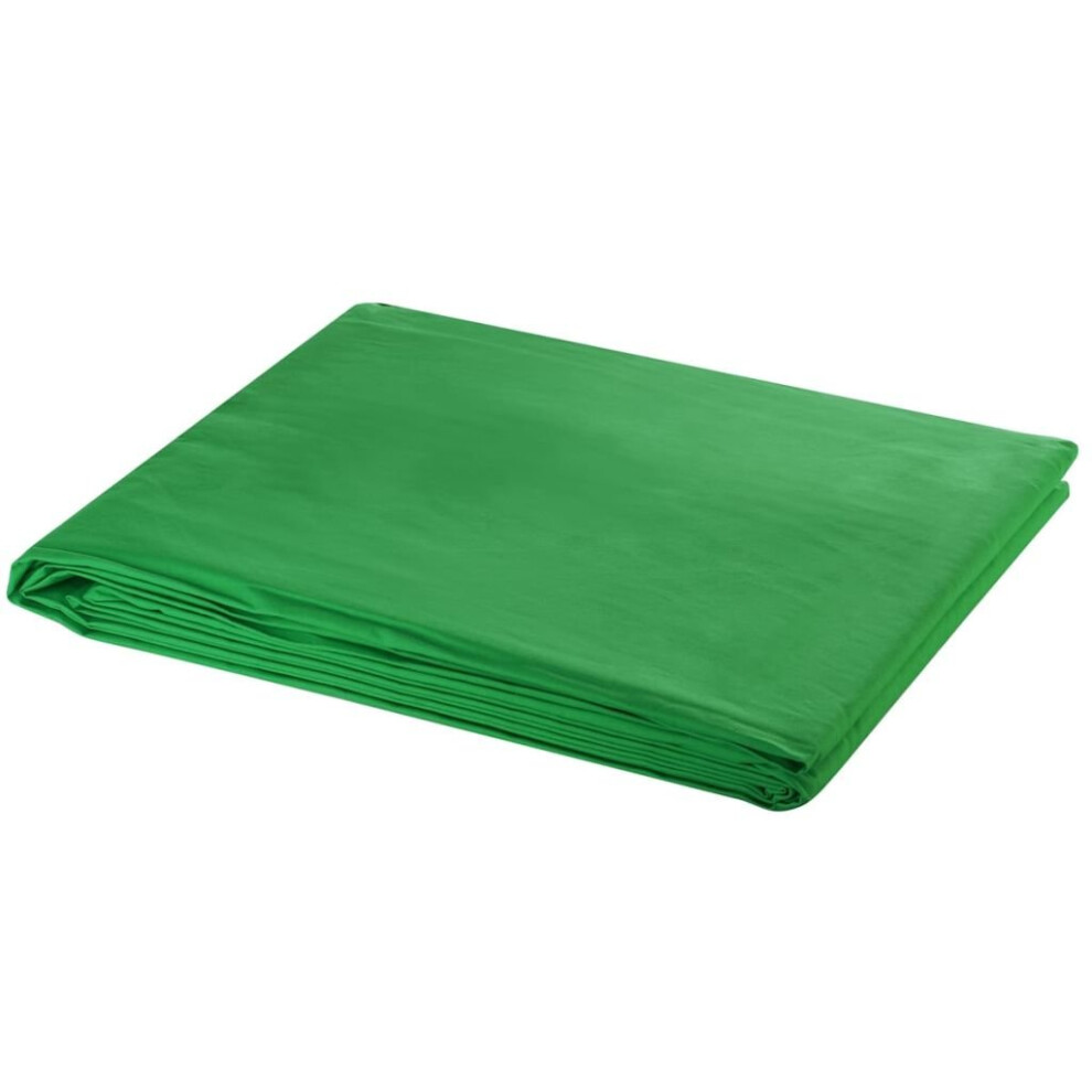 VidaXL Backdrop Cotton Green 500x300 cm Chroma Key