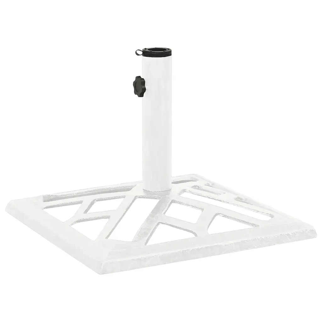 VidaXL Umbrella Base White 44x44x31 cm Cast Iron
