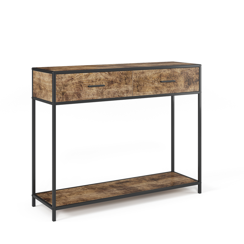 Oskar Kinderland Fyrk 100Cm Console Table black,brown