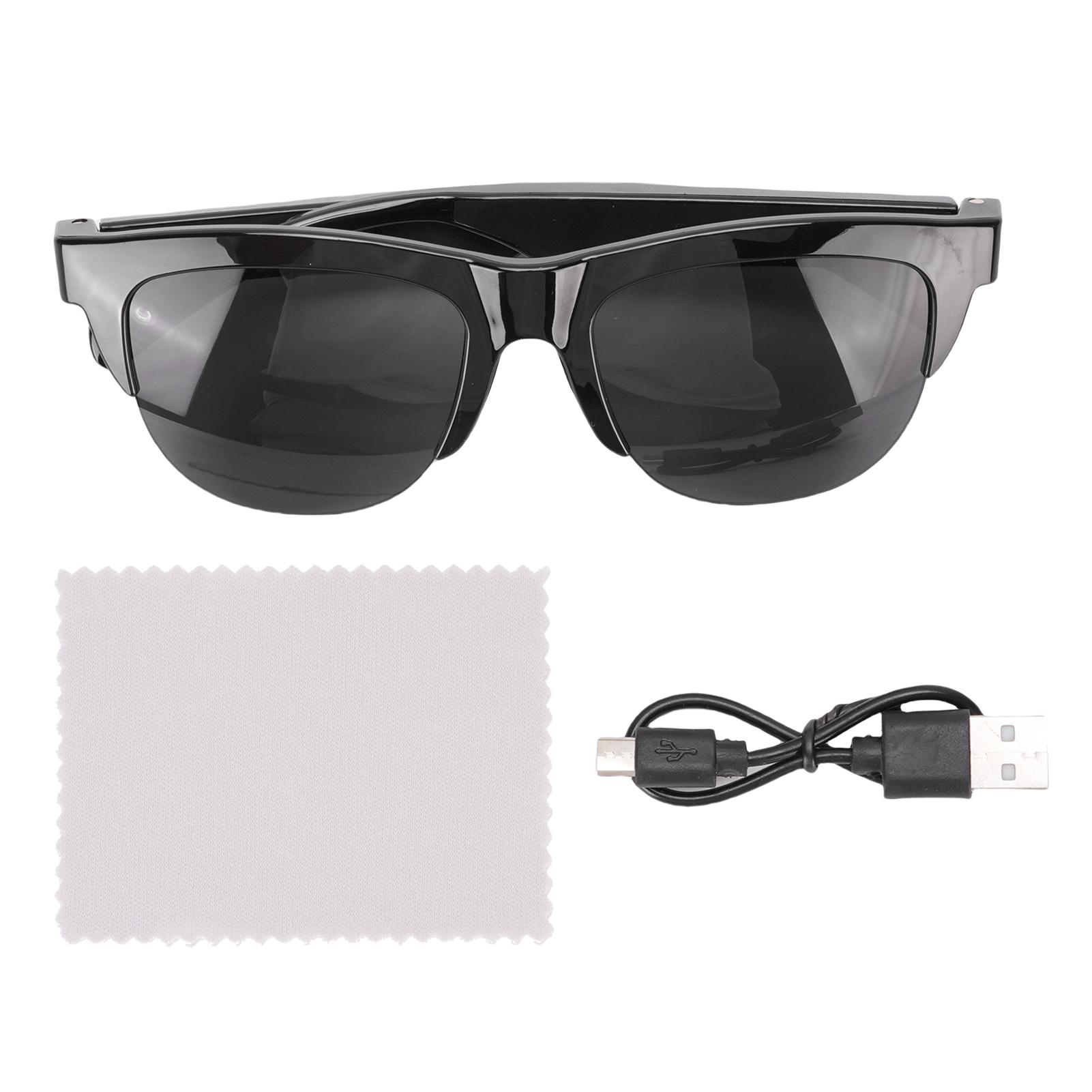 DIYelecs Smart Glasses Support 144 Languages Touch Control Sound Assistant Bluetooth 5.4 IP65 AI Smart