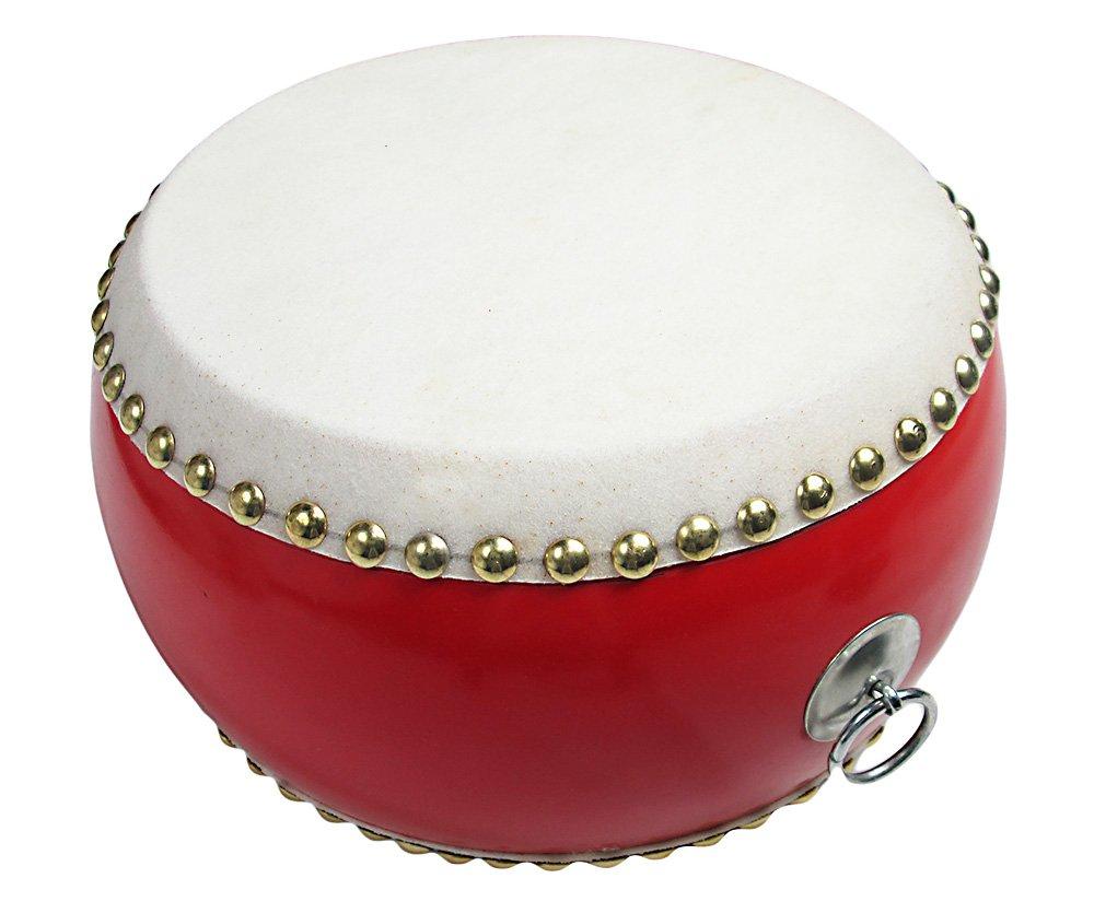 Authentic cowhide drum set for kids percussion and drum practice large size 37cm x height model with bamboo percussion R-STYLE (extra (diameter 17cm)