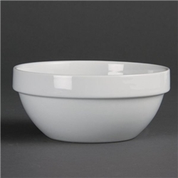 Olympia Whiteware Cereal Bowls 145mm 540ml