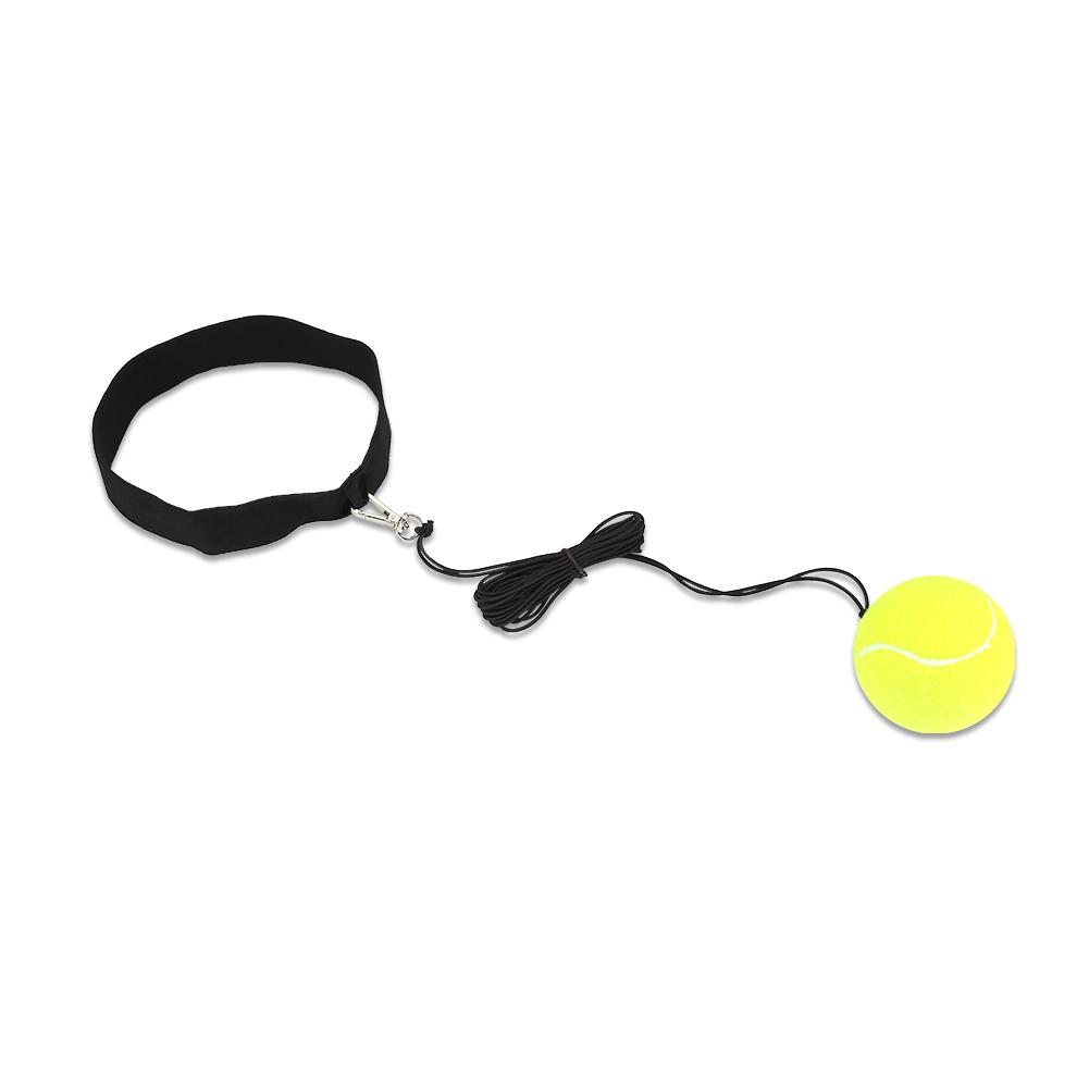 Wosawe Outdoor Sports Boxing Equipment Fight Punch Reflex Ball With Head Band for Training Boxing (Yellow)