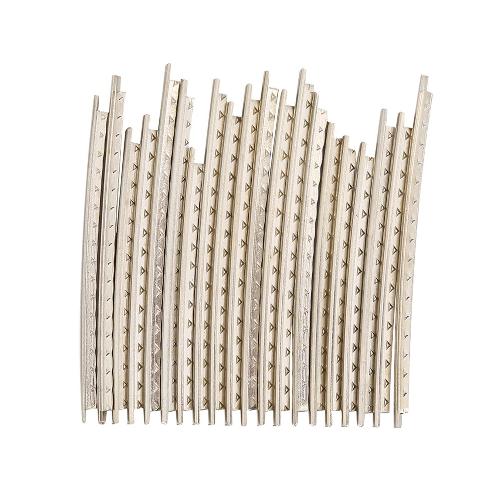 Neoglint 20pcs Guitar White Copper Fret Wire Fretwire Set Accessory for Folk Guitars