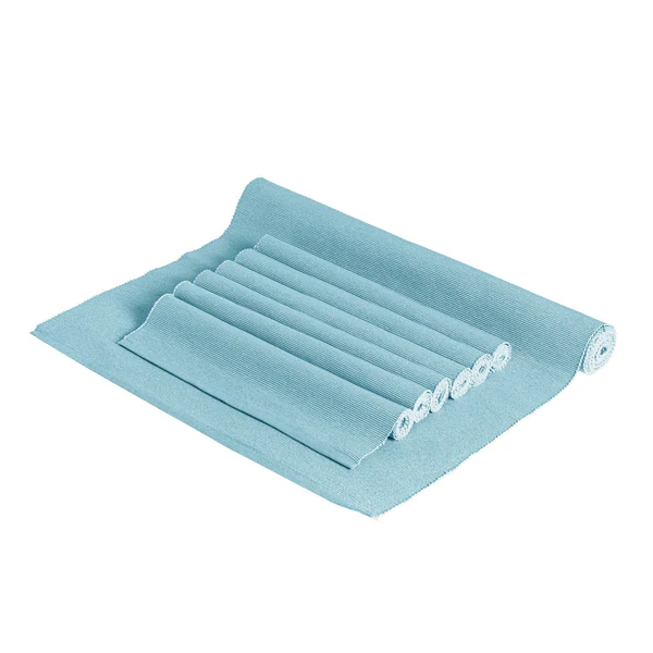 Ribbed Cotton Placemats with Table Runner | By Nicola Spring