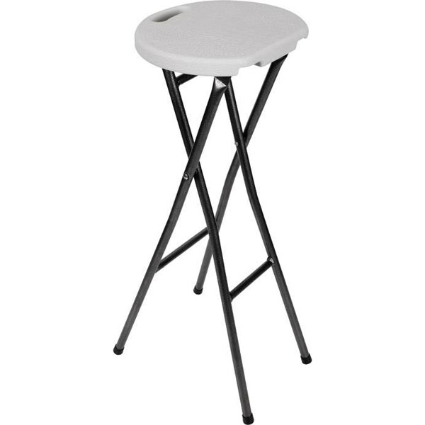 PEREL FP145 bar stool Polyethylene Steel White Dining Chairs & Stools