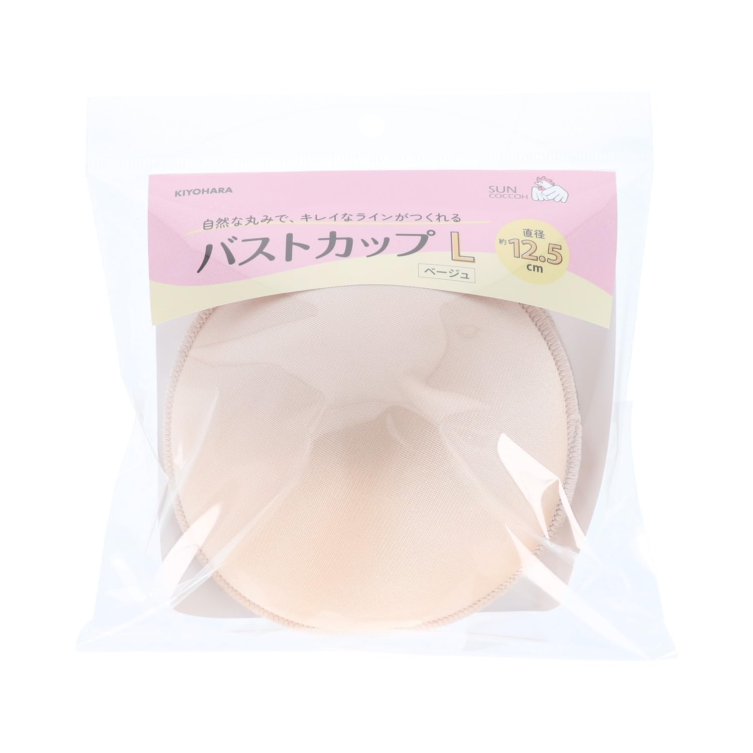 Kiyohara Sankokko Bust Cup L Beige Sun50-202