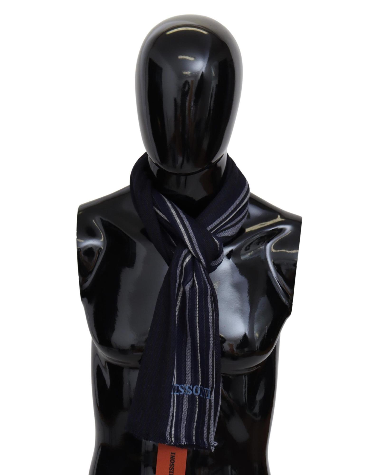 Missoni Striped Wool Scarf- Multicolor Scarves