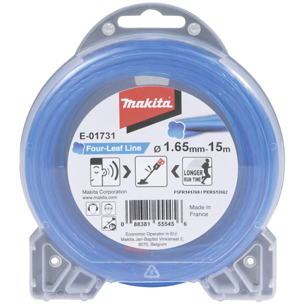 Makita E-01747 Strimmer Line Four Leaf 1.65 mm x 30 m