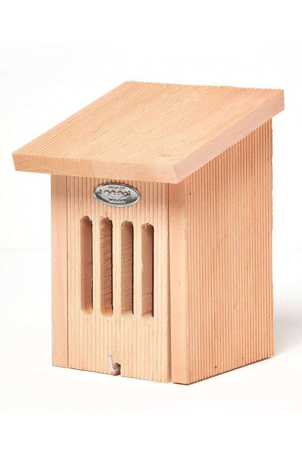 Homescapes Real Alder Wood Butterfly House