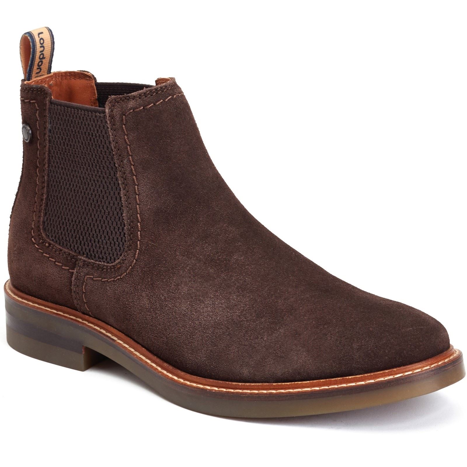 Base London Portland Mens Chelsea Boots Colour: Burnt Brown, Size: 10 / 44