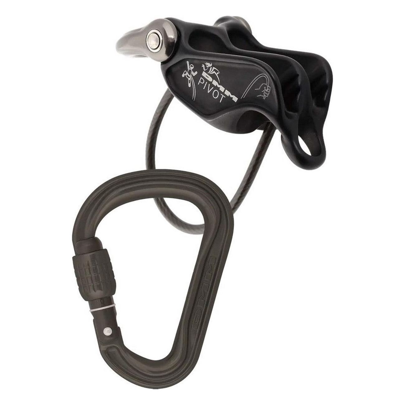DMM Pivot/Phantom KMS Set Belay Device | matt grey