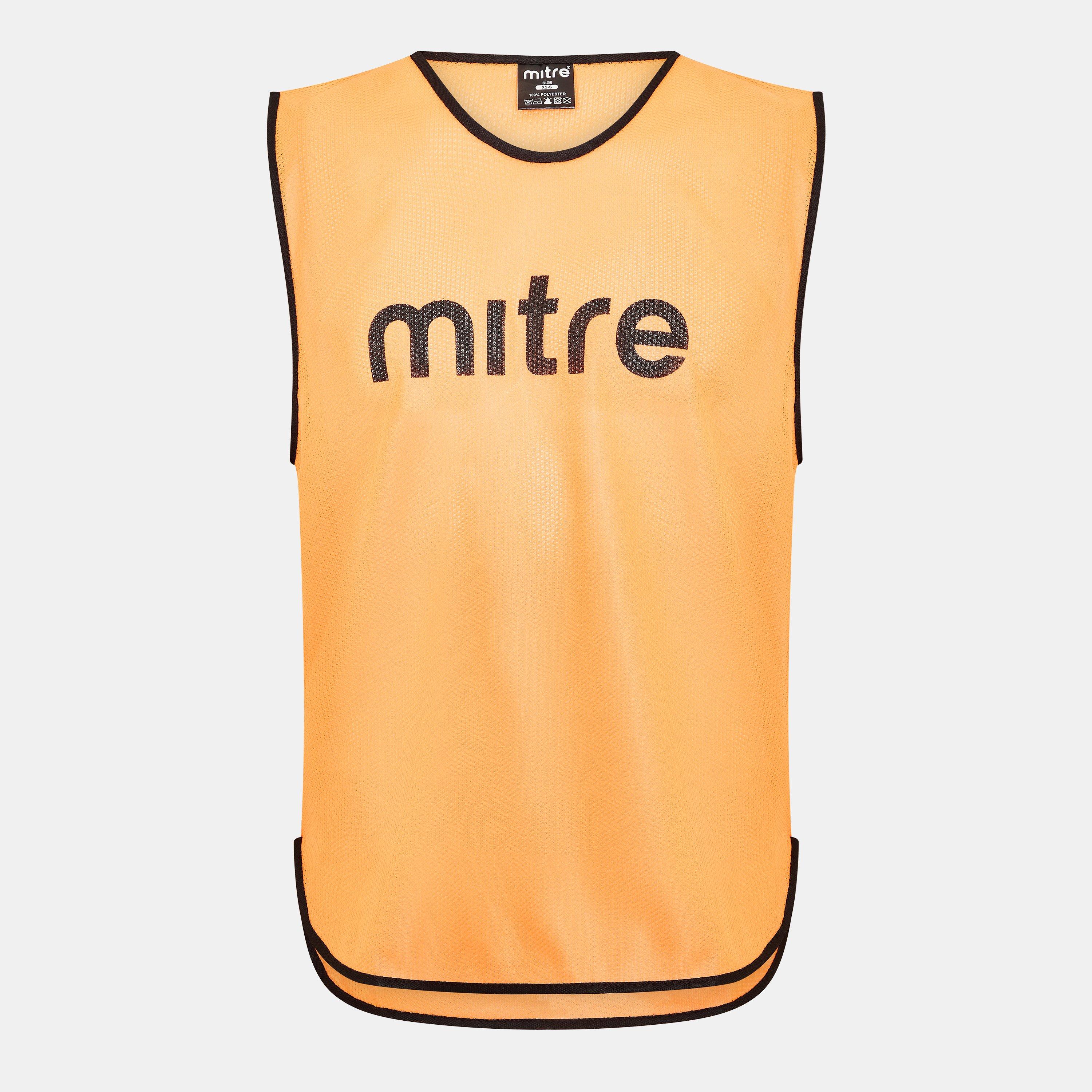 Mitre Adults Pro Train Football Bibs - Orange