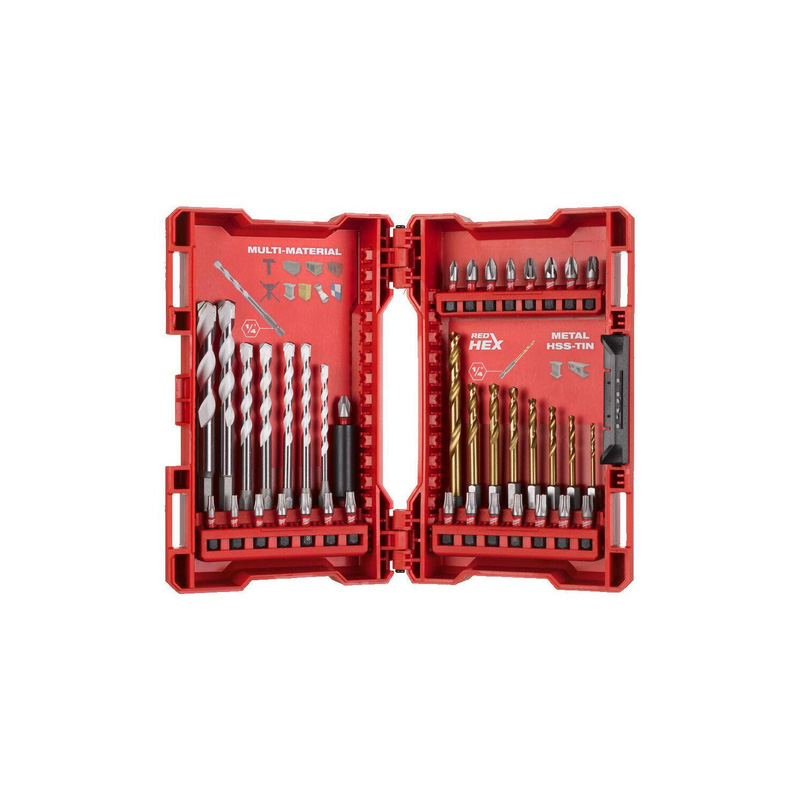Milwaukee 4932479853 39 Piece Shockwave Screwdriver / Drill Bit Set