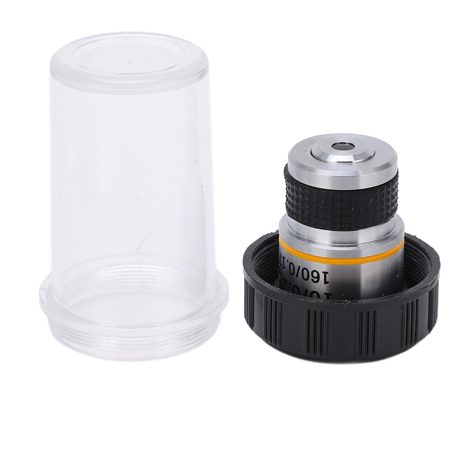 TOMTOP JMS 185 Achromatic Objective Lens Clear Standard 20mm Thread Biological Microscope Objective100.25