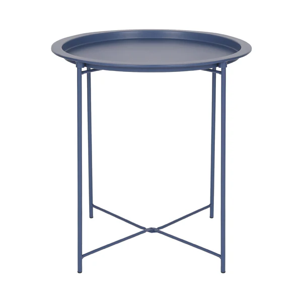 Round Steel Tray Table - Pack of 1