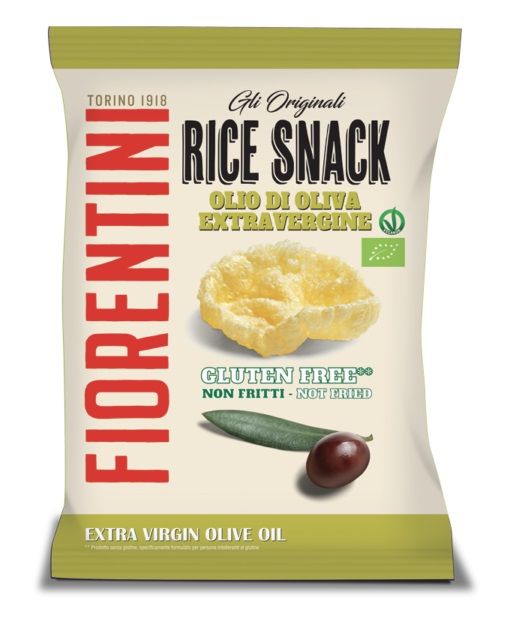 FIORENTINI ALIMENTARI S.p.A. Fiorentini Organic Rice Snack Olive Oil 40g
