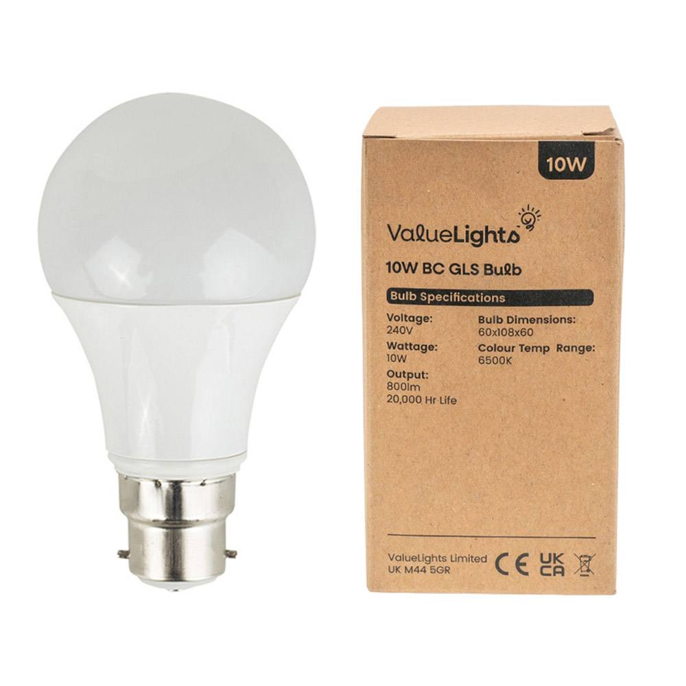 Value Lights B22 LED Light Bulb white