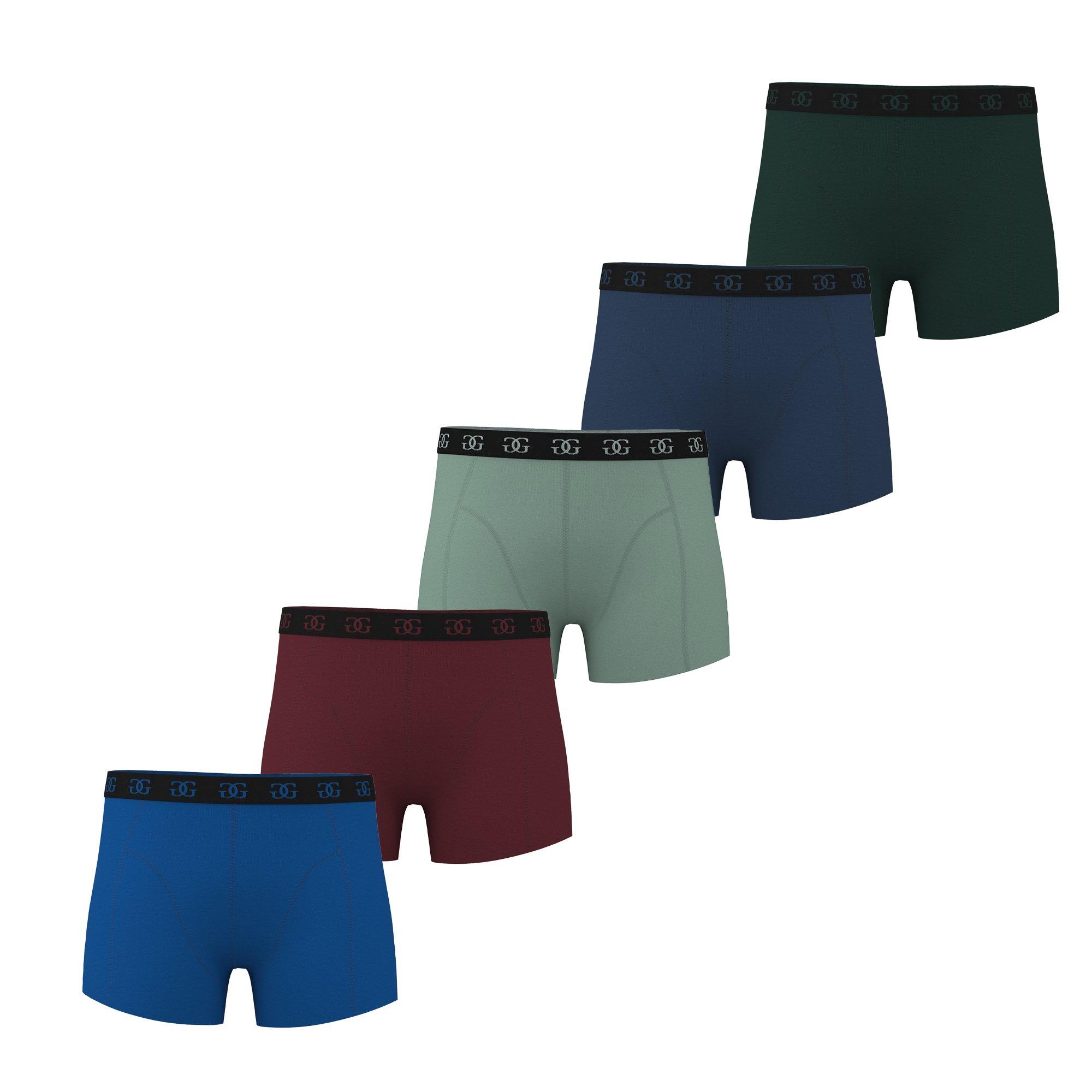 Giorgio Junior Boys 5-Pack Comfort Trunks - Multi