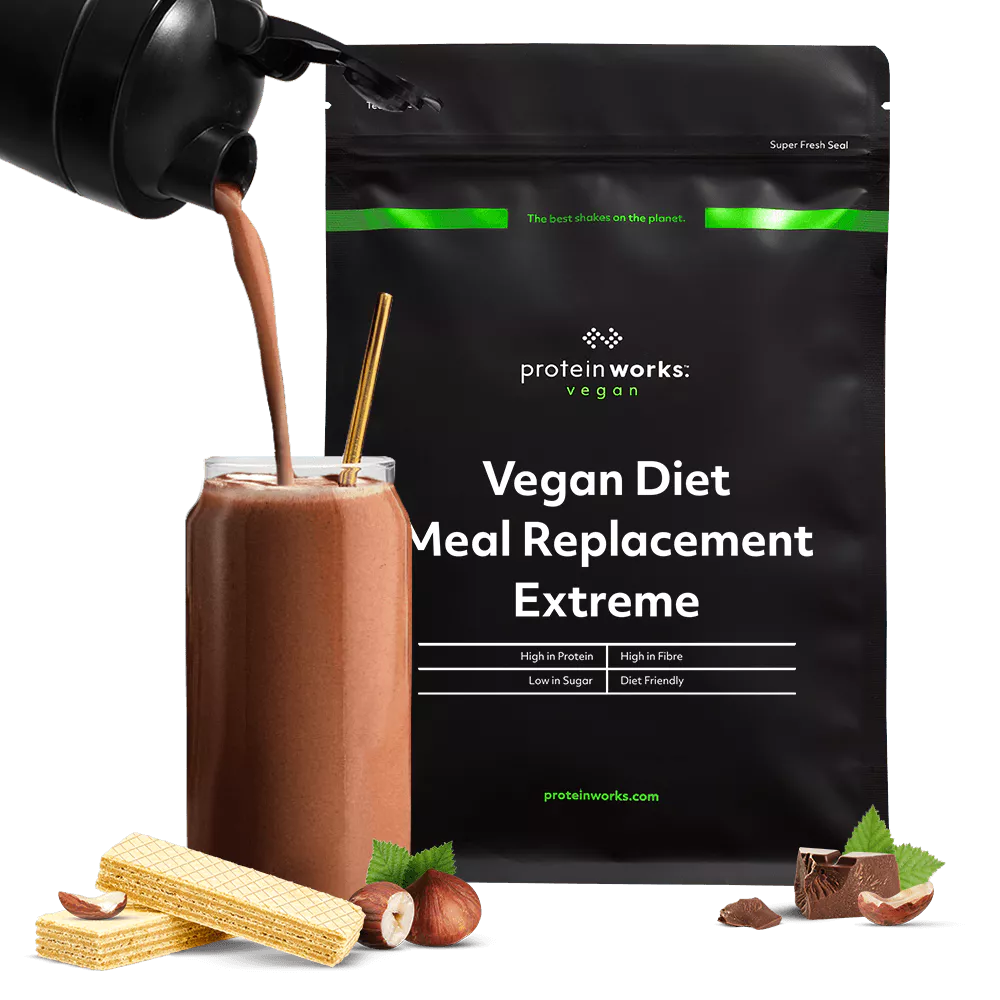Protein Works 66 Meals - £1.16 Per Meal - Chocolate Bueno - 212 Calorie Vegan Meal Replacement - Vegan Meal Shake - Plant Based Meal - Protein Works