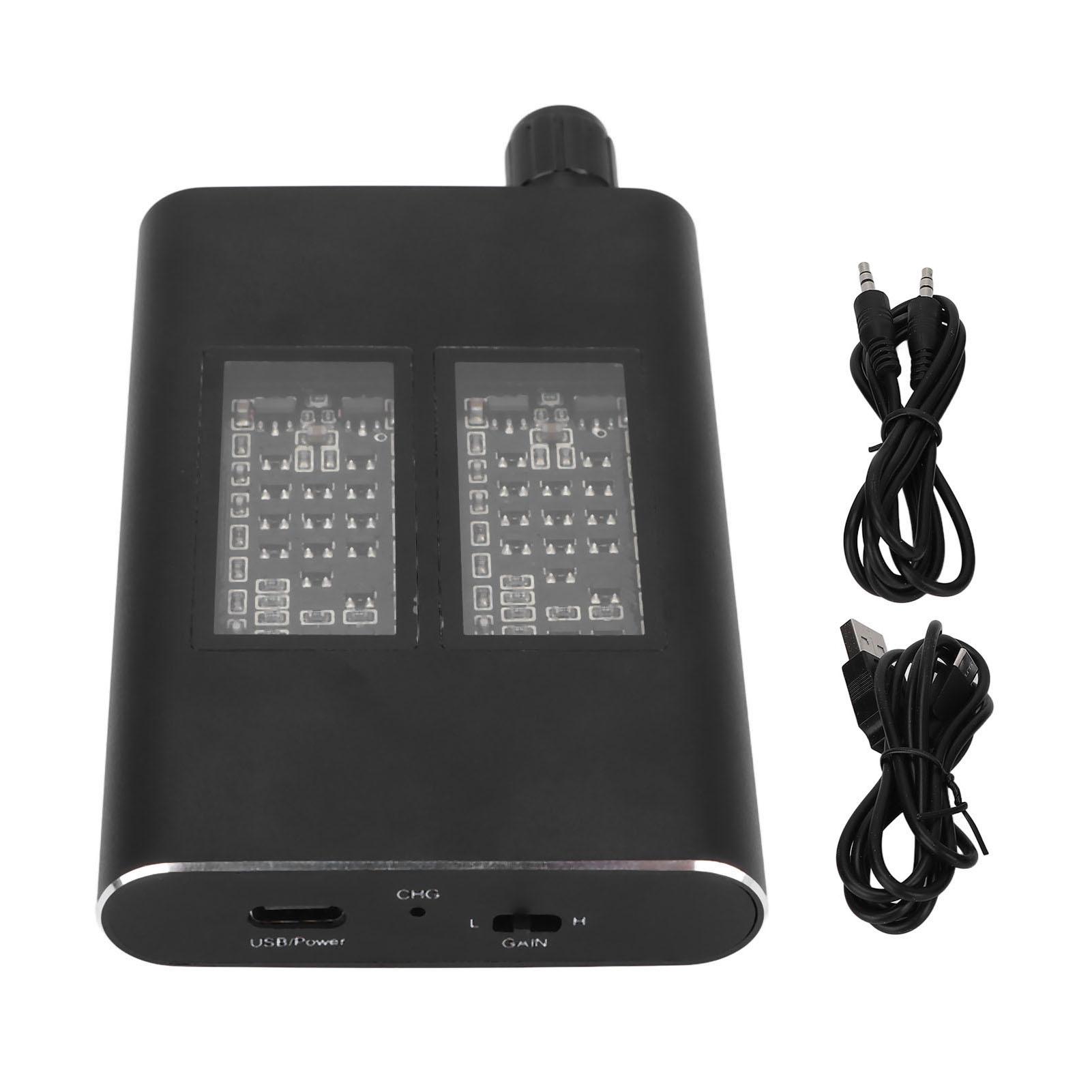 DIYelecs HiFi Headphone Amplifier 3.5mm and Type C Subwoofer Headphone Amplifier 2 Stage Gain Switch Stereo