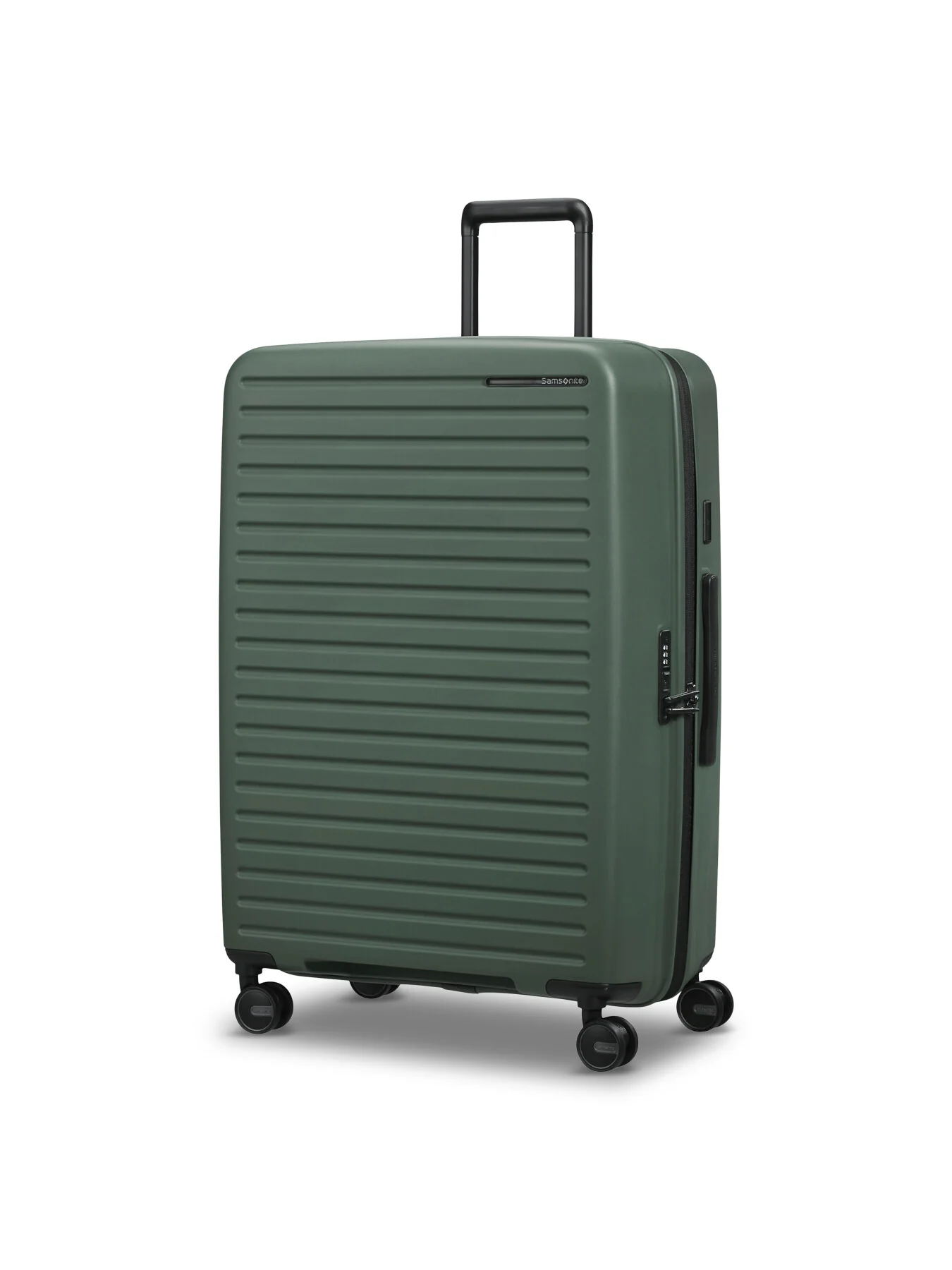 Samsonite Restackd Spinner Exp in Sage, Size 75cm