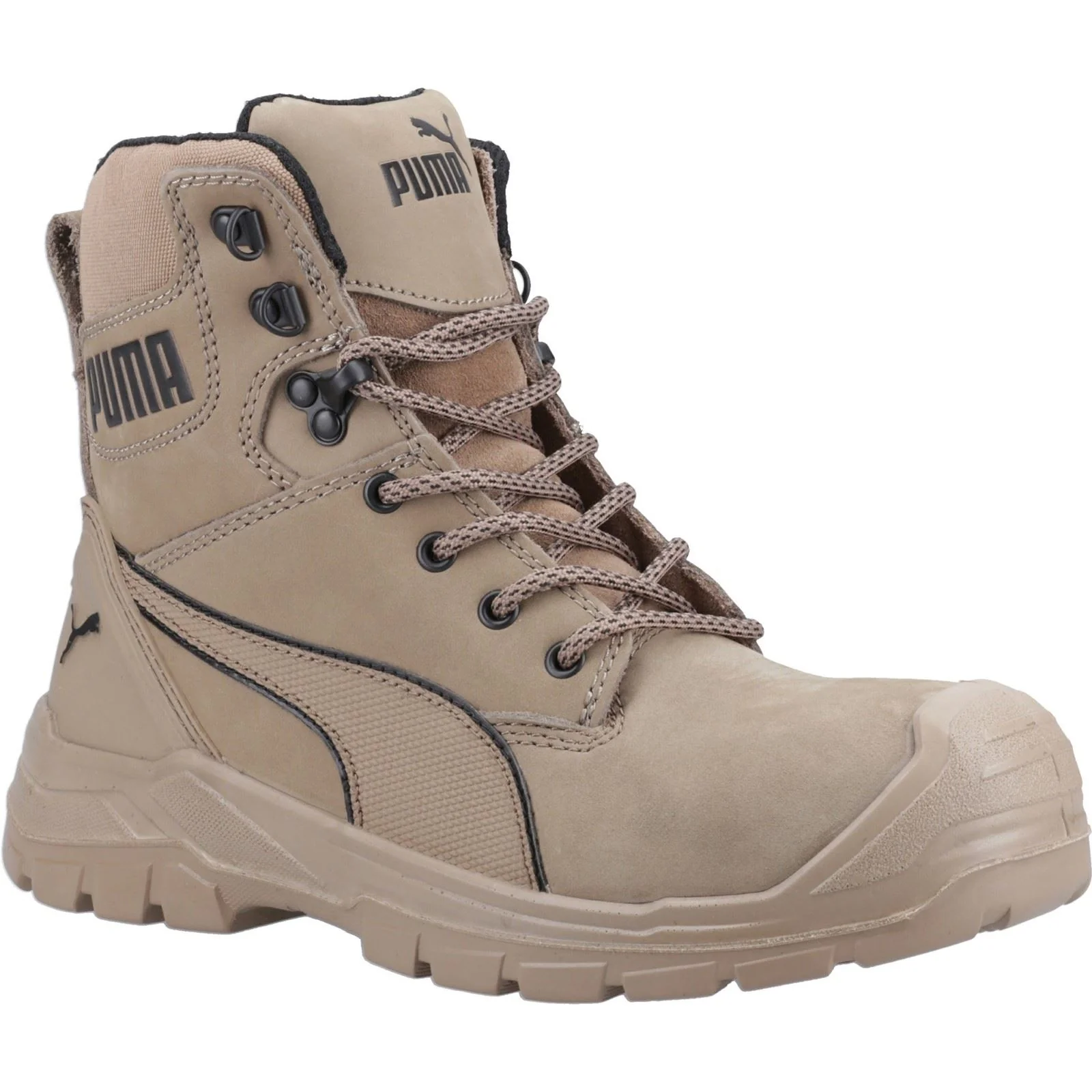 Puma Safety Men's 'Conquest' Leather Safety Boots|Size: 12|stone